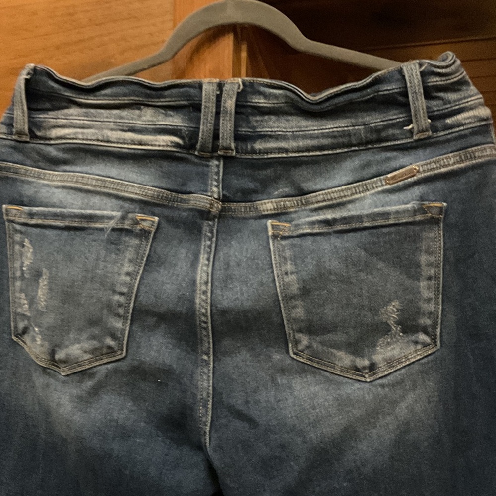 KanCan Dark Blue Flare Jeans - Picture 7 of 16